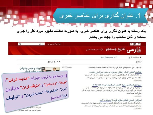 پاورپوینت تکنیکهای عملیات روانی در حوزه رسانه و خبر