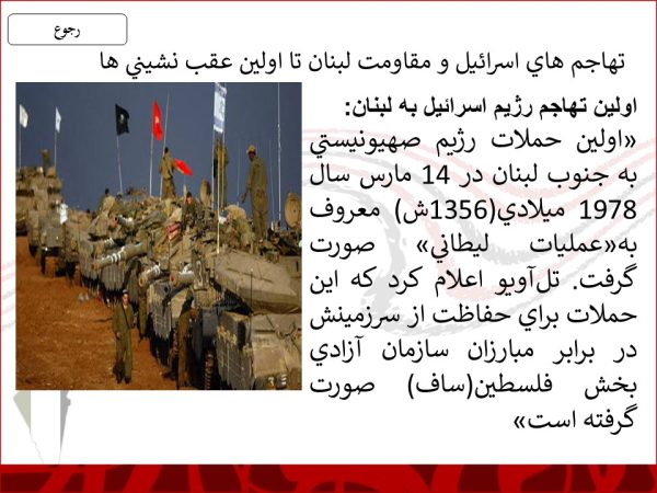 پاورپوینت بررسی رونداشغال فلسطین