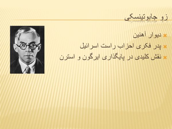 پاورپوینت شکل گیری اسرائیل